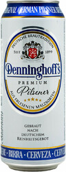 Пиво Denninghoff's, Premium Pilsener, in can, 0.5 л