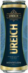 Пиво "Ureich" Hefeweizen Hell, in can, 0.5 л