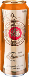 Пиво "Zahringer" Hefeweizen Dunkel, in can, 0.5 л