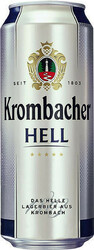 Пиво Krombacher, Hell, in can, 0.5 л