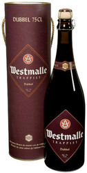 Пиво Westmalle, "Trappist Dubbel", in gift tube, 0.75 л