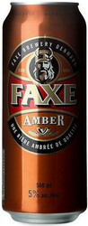 Пиво "Faxe" Amber, in can, 0.5 л
