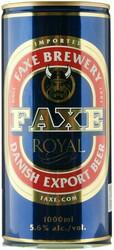 Пиво "Faxe" Royal Export, in can, 1 л