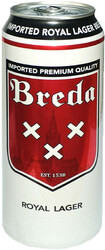 Пиво "Breda" Royal Lager, in can, 0.5 л