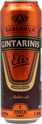 Пиво "Gintarinis Elis", in can, 568 мл