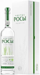 Водка "Чистые Росы", в подарочной коробке, 0.7 л