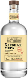 Водка "Хлебная Мера" Пшеничная, 0.5 л