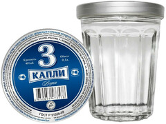 Водка "3 Капли", в стакане, 100 мл