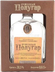 Водка "Polugar" Barley, gift box, 615 мл