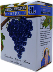 Вино Alianta-Vin, Saperavi, bag-in-box, 3 л