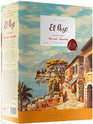 Вино "Эль Пасо" Каберне полусладкое, бэг-ин-бокс, 3 л