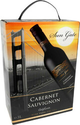 Вино "Sun Gate" Cabernet Sauvignon, 2018, bag-in-box, 3 л