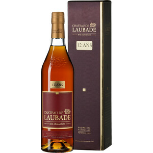Арманьяк "Chateau de Laubade" 12 Ans, gift box, 0.7 л