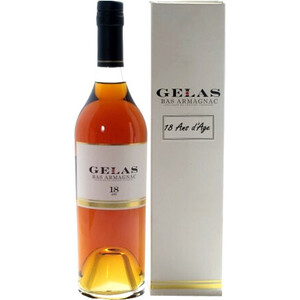 Арманьяк Gelas, Bas Armagnac 18 ans, gift box, 0.7 л