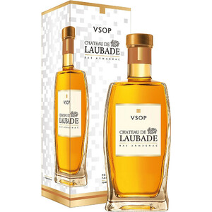 Арманьяк "Chateau de Laubade" VSOP (Carafe Esprit), gift box, 0.5 л