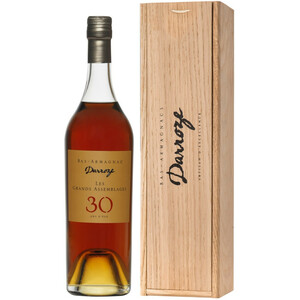 Арманьяк Darroze, "Les Grands Assemblages" 30 ans d'age, Bas-Armagnac, wooden box, 0.7 л