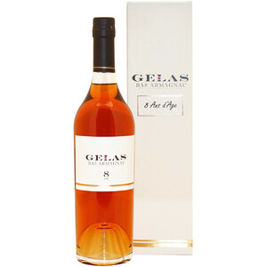 Арманьяк Gelas, Bas Armagnac 8 ans, gift box, 0.7 л