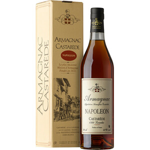 Арманьяк Castarede, "Castarede" Napoleon, Armagnac AOC, gift box, 0.7 л
