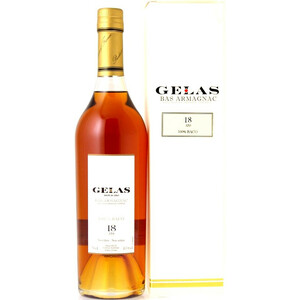 Арманьяк Gelas, Bas Armagnac Monocepage Baco, 18 ans (45,5%), gift box, 0.7 л