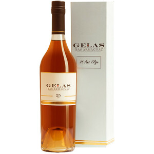 Арманьяк Gelas, "Bas Armagnac", 25 ans, gift box, 0.7 л