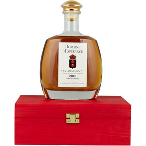 Арманьяк Domaine d'Esperance, Bas-Armagnac AOC Folle Blanche, 2002, gift box, 0.7 л