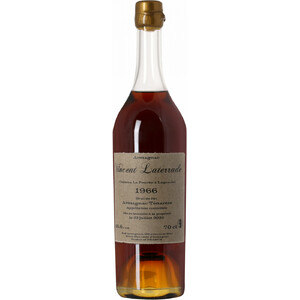 Арманьяк Fitte et Laterrade, Chateau la Pouche a Lagraulet, Armagnac Tenareze AOC, 1966, 0.7 л