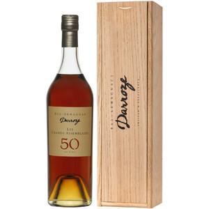 Арманьяк Darroze, "Les Grands Assemblages" 50 ans d'age, Bas-Armagnac, wooden box, 0.7 л