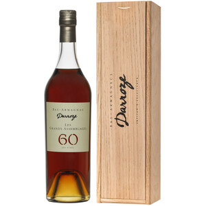 Арманьяк Darroze, "Les Grands Assemblages" 60 ans d'age, Bas-Armagnac, wooden box, 0.7 л