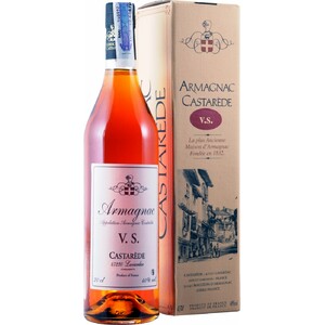 Арманьяк Castarede, "Castarede" VS, Armagnac AOC, gift box, 0.7 л