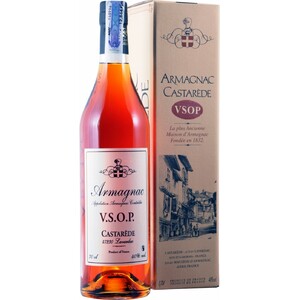 Арманьяк Castarede, "Castarede" VSOP, Armagnac AOC, gift box, 0.7 л