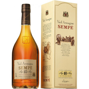 Арманьяк "Sempe" 10 Ans, gift box, 0.7 л