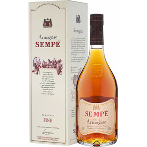 Арманьяк Armagnac "Sempe" Fine, gift box, 0.7 л