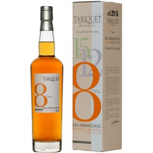 Арманьяк Chateau du Tariquet "Folle Blanche" 8 years, Bas-Armagnac AOC, gift box, 0.7 л