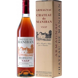 Арманьяк Castarede, "Chateau de Maniban" VSOP, Bas Armagnac AOC, gift box, 0.7 л