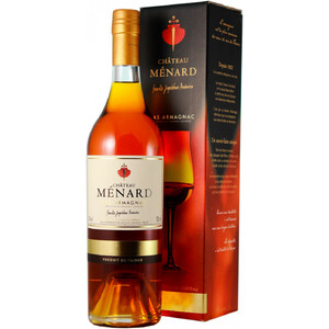 Арманьяк "Chateau Menard" Millesime Bas Armagnac, 1990, gift box, 0.7 л