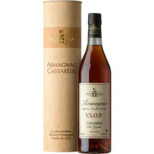 Арманьяк Castarede, "Castarede" VSOP, Armagnac AOC, wooden tube, 0.7 л