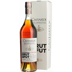 Арманьяк Castarede, "Brut de Fut" 8 Ans, Bas Armagnac AOC, gift box, 0.7 л