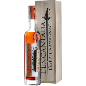 Арманьяк L'Encantada, "Domaine Lous Pibous", Armagnac AOC, 1996, wooden box, 0.5 л