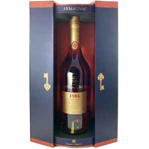 Арманьяк "Cles des Ducs" Millesime, Armagnac AOC, 1986, gift box, 0.7 л