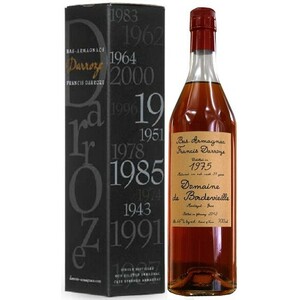 Арманьяк Darroze, "Domaine de Bordevieille", Bas-Armagnac, 1975, gift box, 0.7 л
