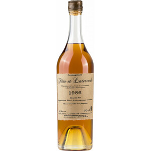 Арманьяк Fitte et Laterrade, Domaine de La Coste Lacourtoisie a Labastide d'Armagnac, Bas Armagnac AOC, 1986, 0.7 л