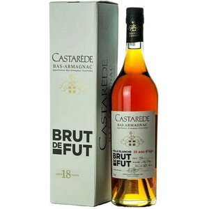 Арманьяк Castarede, "Brut de Fut" 18 Ans, Bas Armagnac AOC, gift box, 0.7 л