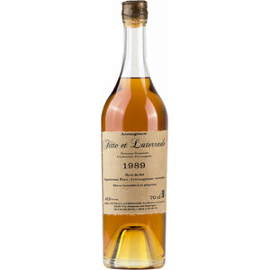 Арманьяк Fitte et Laterrade, Domaine Rousseau a Labastide d'Armagnac (43.6%), Bas Armagnac AOC, 1989, 0.7 л