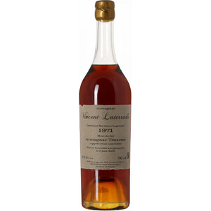 Арманьяк Fitte et Laterrade, Domaine Barrere a Lagraulet, Armagnac Tenareze AOC, 1971, 0.7 л