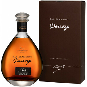 Арманьяк Darroze, Bas-Armagnac "Chateau de Gaube", 1969, in decanter & gift box, 0.7 л