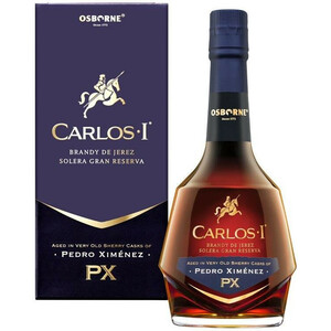 Бренди Osborne, "Carlos I" Pedro Ximenez, gift box, 0.7 л
