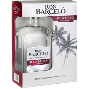 Ром Ron Barcelo, Blanco Anejado, gift box with glass, 0.7 л