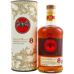 Ром "Bacardi" Reserva 8 Anos, in tube, 0.7 л
