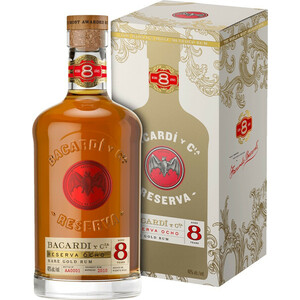 Ром "Bacardi" Reserva 8 Anos, gift box, 0.7 л