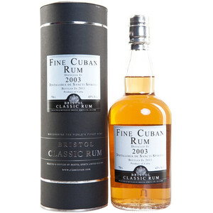 Ром Bristol Classic Rum, Fine Cuban Rum, 2003, gift tube, 0.7 л